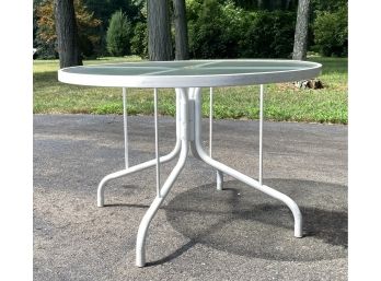 Round Glass Patio Table 42' X 27'