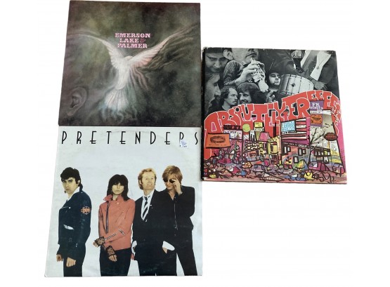 3 Albums Emerson Lake And Palmer, Pretenders And Absolutely Free The Complete