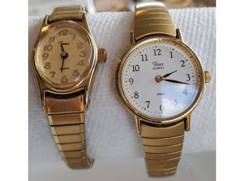 2 Vintage Timex Quartz Watches