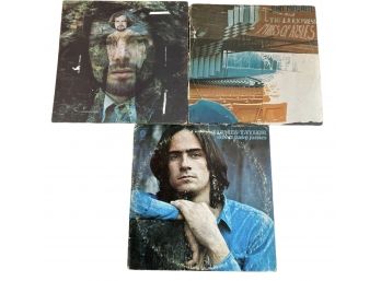 3 Albums Joni Mitchell, James Taylor And Van Morrison