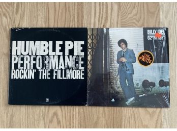 2 Records Humble Pie Performance Rockin' The Filmore And Billy Joel 52nd Street (#2)