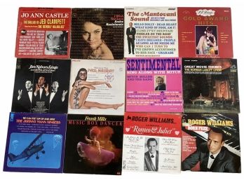 12 Records Jo Ann Castle, Roger Williams, Frank Mills, Jim Nabors Sings And More