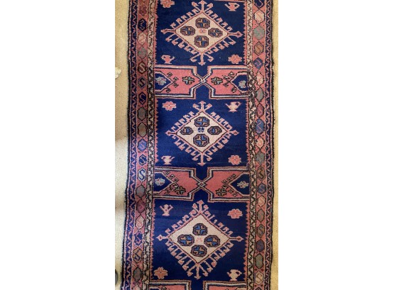 An Old Hand Knotted Runner