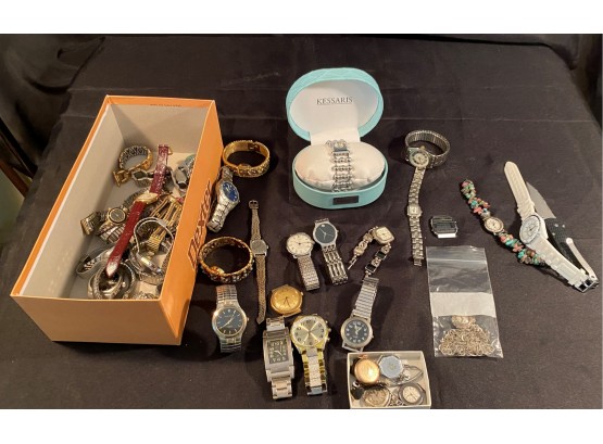 A Large Lot Of Vintage Wrist Watch