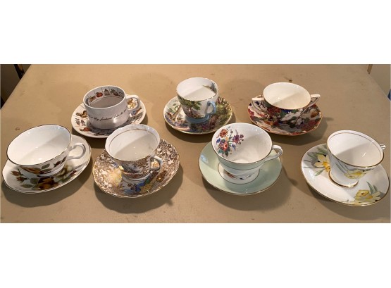 A Group Of Tea Cup And Saucers - Made In England