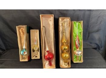 A Fantastic Group Of Old And Vintage Tree Top Ornaments - POLAND & WEST GERMANY MADE