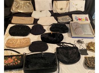 A Great Collection Of Evening / Chainmail Coin Purse & More