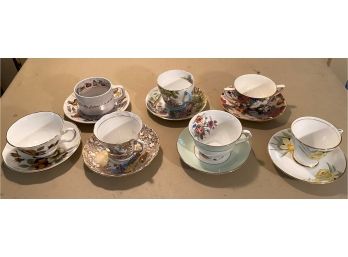 A Group Of Tea Cup And Saucers - Made In England