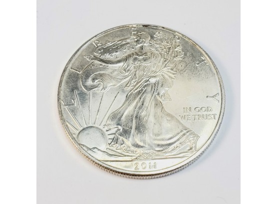 2011 American Eagle Silver  Dollar 1 Oz Silver