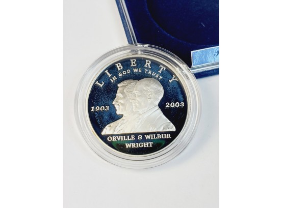 2003 First Flight Silver Dollar Proof Commemorative Coin