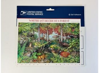 Northeast Deciduous Forest Sheet Of 10 - Nature Of America Series #6 Of 12 37 Cent Stamps