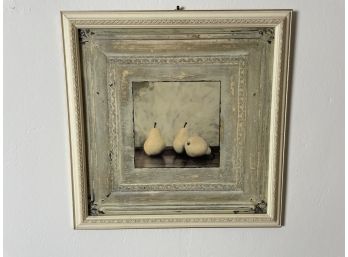 Framed Print Of Pears