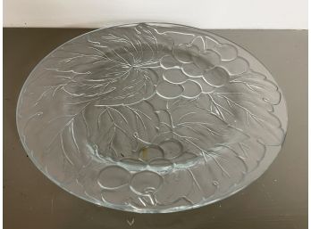 Clear Glass Fruit Platter