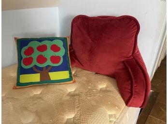 Reading Pillow And Apple Tree Pillow