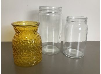 Glass Jar/ Vase Lot