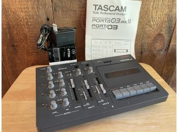 TASCAM PORTA 03 MKII Ministudio Cassette Recorder