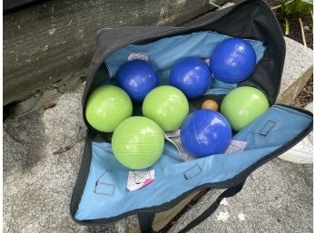 Bocce Ball In Carrying Bag