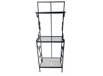 Tall Vintage Wrought Iron Stand