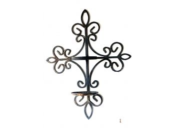 Wrought Iron Wall Hanging Plant Holder