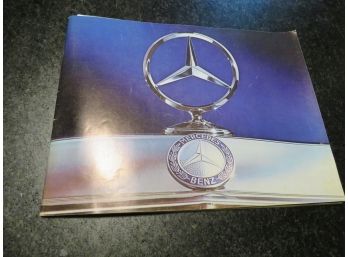 1975 Mercedes Benz Brochure With Inserts And Specs