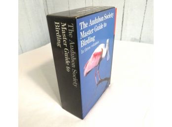 Audubon Set Of 4 Birding Book With Slipcase