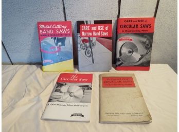 Lot Of 5 Vintage Simonds Band Circular Saw Manuals