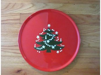 Waechtersbach Red Christmas Tree Platter
