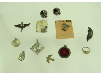 Sterling Silver Collection Of Charms