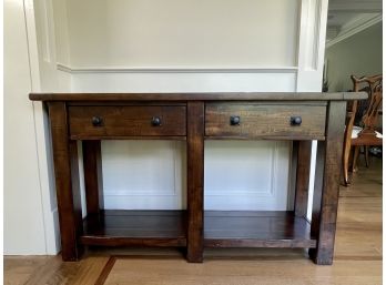 Pottery Barn Benchmark Collection Console Table