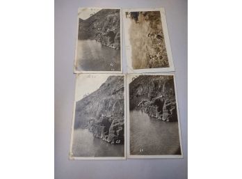Military Soldiers Swimming RPPC