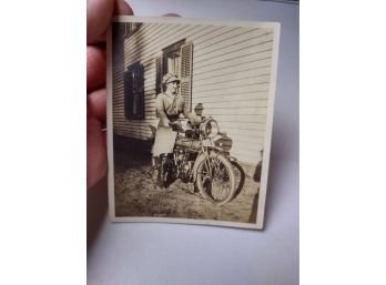 Early Indian Motorcycle Photo