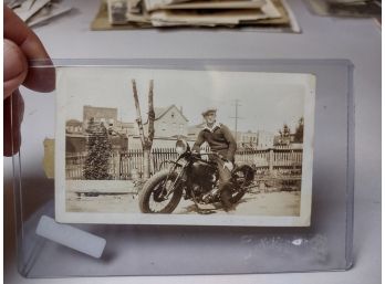 Man On A Motorcycle