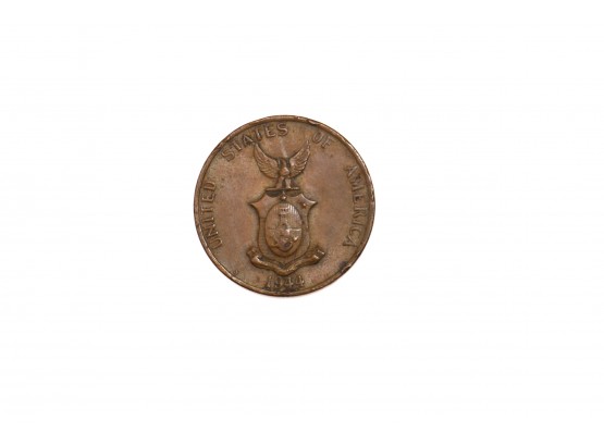 1944 Filipinas One Centavo Coin