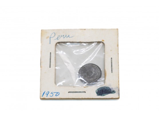 1950 Peru Coin