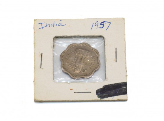1957 India Coin