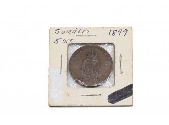 1899 Sweden 5 Ore