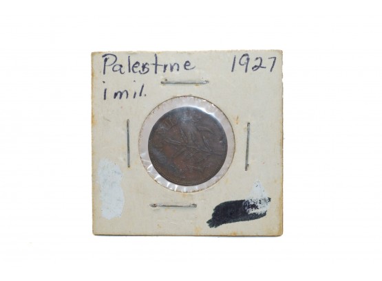 1927 Palestine 1 Mil