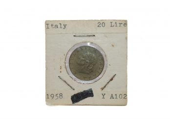 1958 Italy 20 Lire