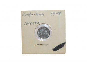 1948 Netherlands 10 Cents