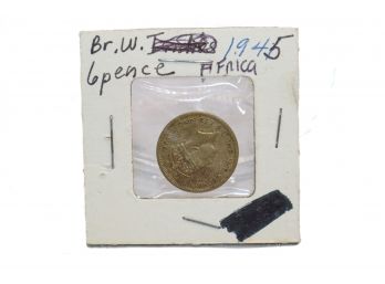 1945 British West Africa 6 Pence