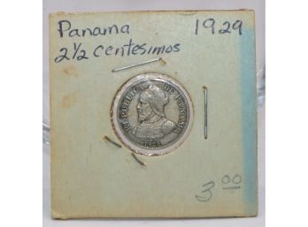 1929 Panama 2.5 Centesimos
