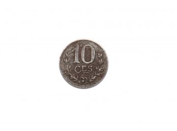 1921 Luxembourg 10 Ces