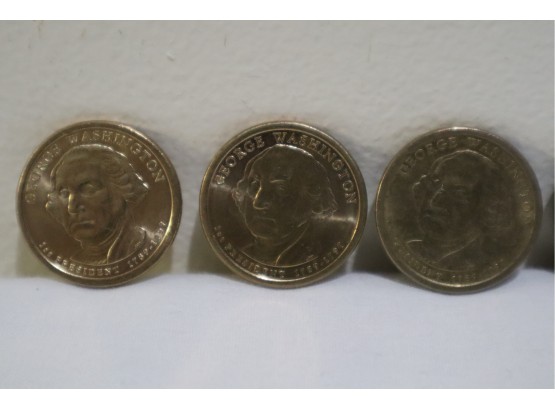 2007 George Washington Dollar Coins (6)