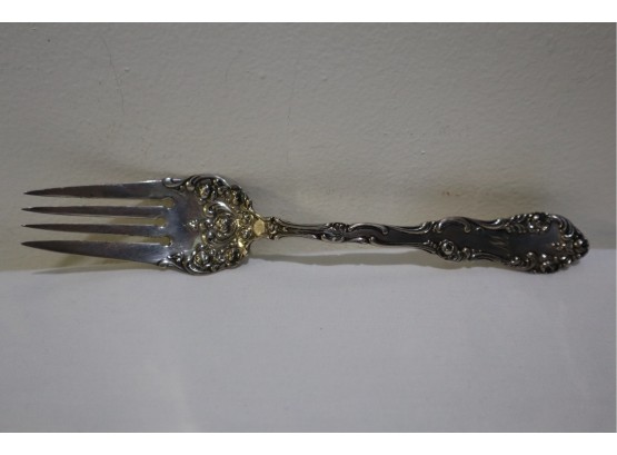 Daniel Low & Co. Sterling Silver Serving Fork Pat. 1892 (54 Grams)