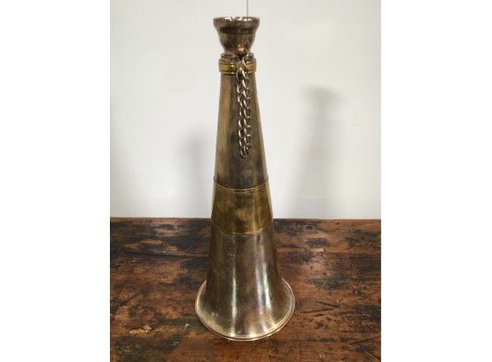 Awesome $795  Silver Plated RALPH LAUREN / POLO Fire Trumpet Cocktail Shaker - Beautiful Quality - High End