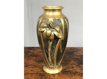 Fabulous Antique Asian Bronze Vase - Signed - Very Well / Skillfully Made - Lovely Reticulating / Very Nice