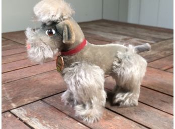 Fantastic Vintage STEIFF Mohair & Plush SNOBBY Poodle Dog With Original Paper Tag - Nice Condition - WOW !