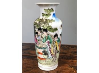 AS-IS - Very Pretty Antique / Vintage Chinese Vase With 6 Character Mark - Very Pretty And Very Delicate