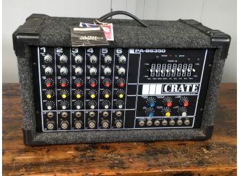 Awesome AMP / AMPLIFIER By CRATE - Model PAB6350 Possibly Brand New Has Original 1992 Tags - Made In USA !