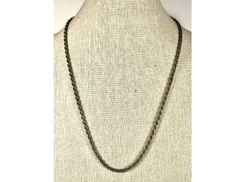 Italian Sterling Silver Rope Chain 18'